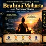 Meditator practicing at dawn during Brahma Muhurta