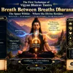 Meditator observing the transition between inhaling and exhaling