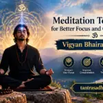Person practicing meditation to develop focus and concentration