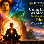 Meditating with awareness of emotions and inner feelings