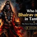 Traditional depiction of Bhairava representing the fierce aspect of Shiva